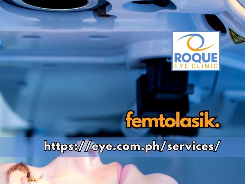 This is an image of a patient lying under the excimer laser machine before femtolasik vision correction.