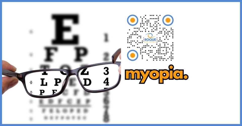 Myopia affects distance vision, making distant objects appear blurry.