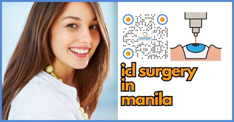 Happy patient after ICL surgery in Manila.