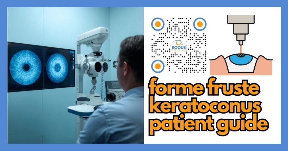 Corneal tomography screening image illustrating subtle forme fruste keratoconus findings