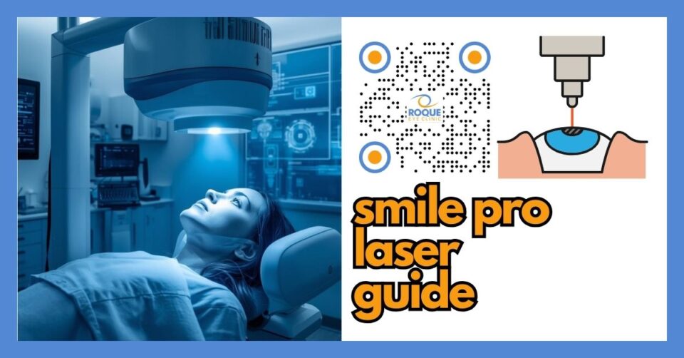 Modern SMILE Pro laser eye surgery setup in a refractive surgery clinic