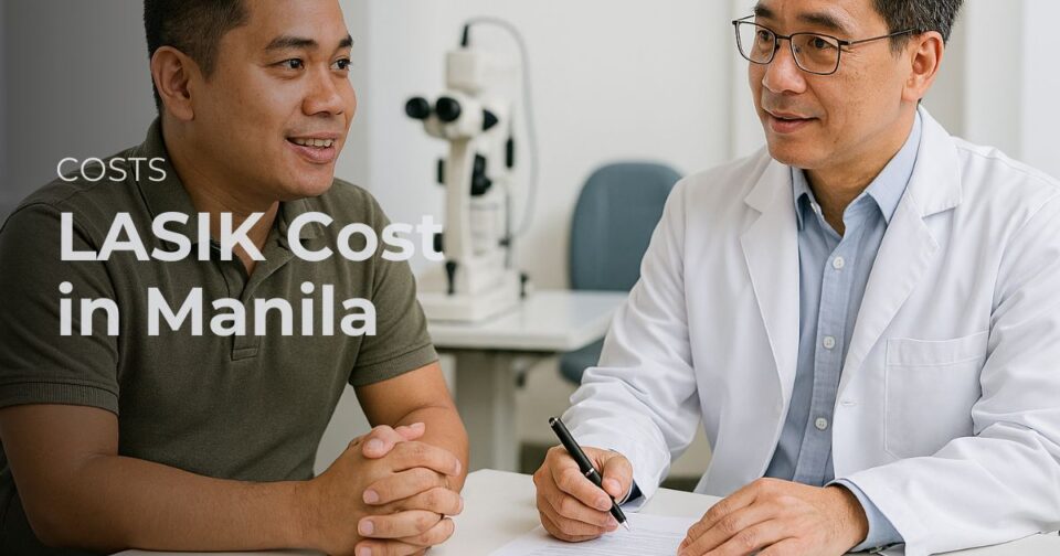 LASIK cost counseling consultation in Manila with ophthalmologist and patient