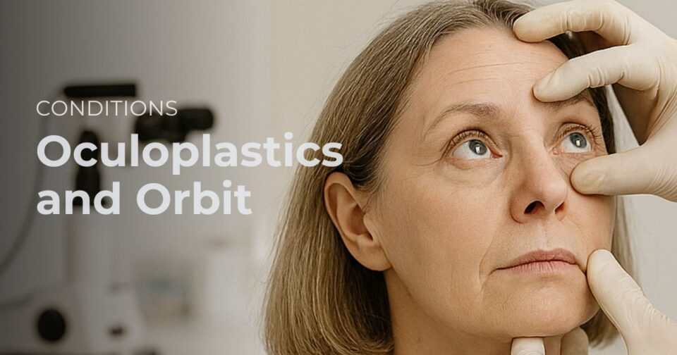 Oculoplastics and orbit evaluation showing eyelid and eye socket assessment at ROQUE Eye Clinic