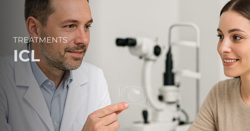 Implantable Collamer Lens ICL surgery consultation at ROQUE Eye Clinic